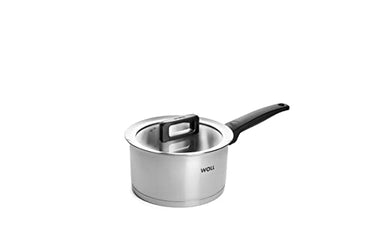Woll Concept Stieltopf mit Deckel - Induktiv -, Ø 18 cm, 10 cm hoch, 2,5l - Geeignet für alle Herdarten, Edelstahl, backofenfest bis zu 200°, silber im Sale